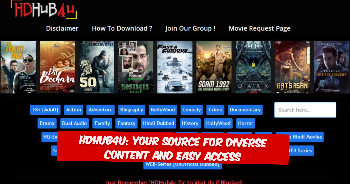 Hdhub4u: Your Source for Diverse Content and Easy Access