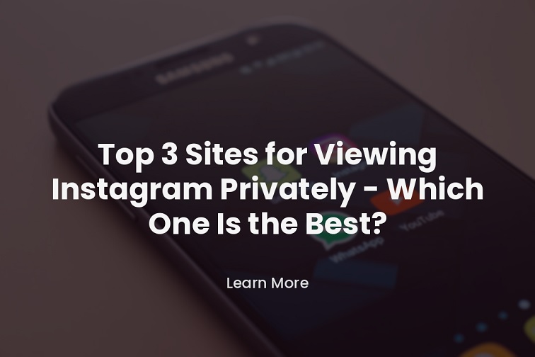 Top 3 Sites for Viewing Instagram Privately – Which One Is the Best?