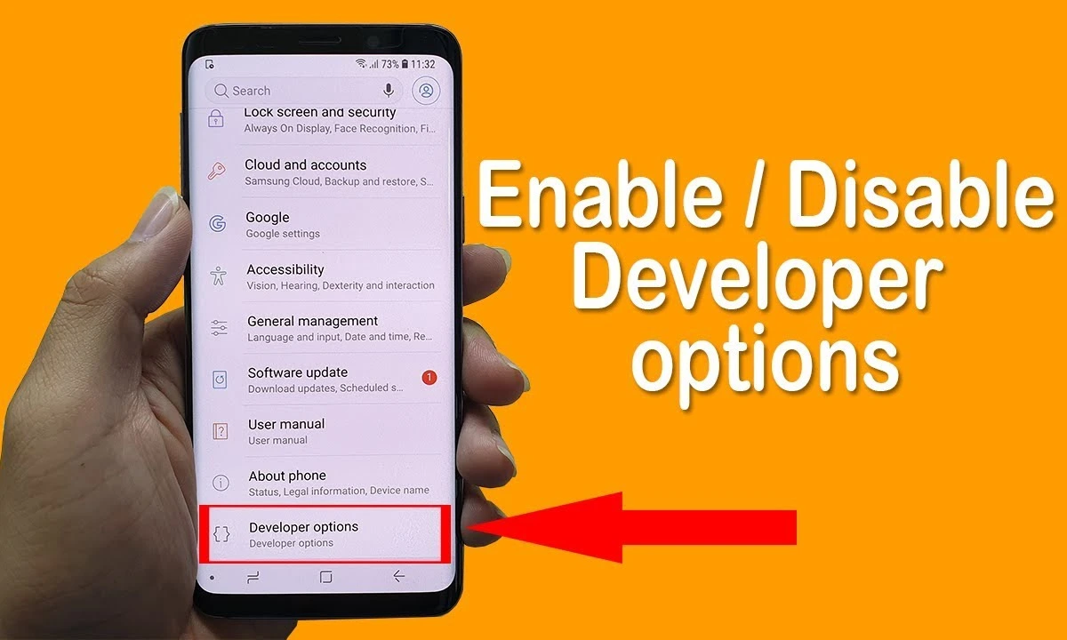 how to enable developer options