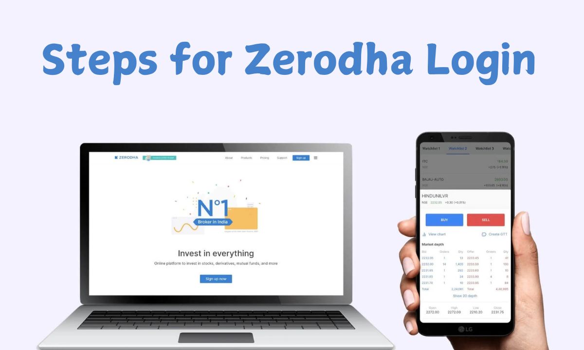 Steps for Zerodha Login