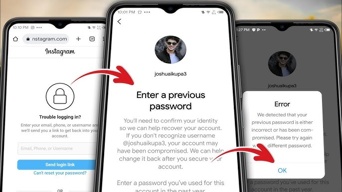 Does Zomhom provide secure service when trying to recover Instagram passwords?